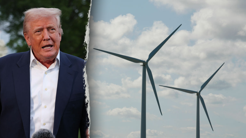 President Trump pauses offshore wind projects over national security risks