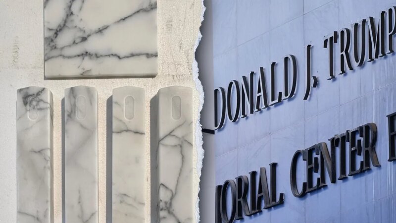 Trump teases marble armrests at the Kennedy Center