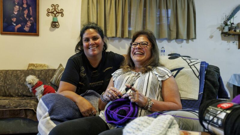 Commentary: Trump has this Latino mother and daughter divided. But the silent treatment won’t do