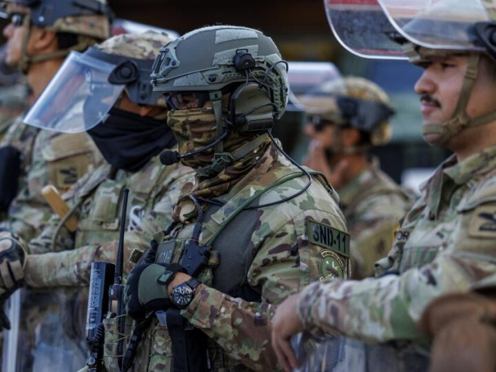 National Guard troops under Trump’s command leave Los Angeles