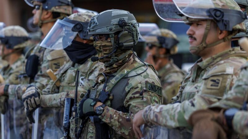 National Guard troops under Trump’s command leave Los Angeles