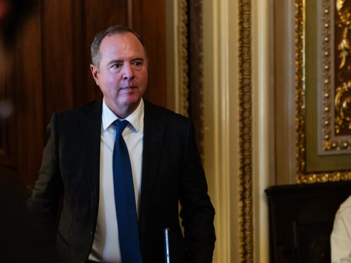 In first year in Senate, Schiff pushes legislation, party message and challenges to Trump