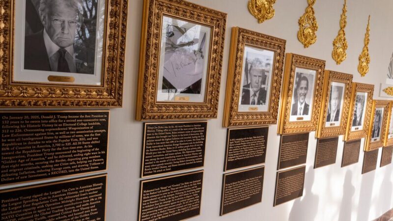 Sleepy. Divisive. A fan of young Trump: A look at the new plaques on the Presidential Walk of Fame