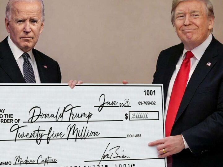 Awkward: Biden Forced To Pay Trump The $25 Million Bounty For Capturing Maduro
