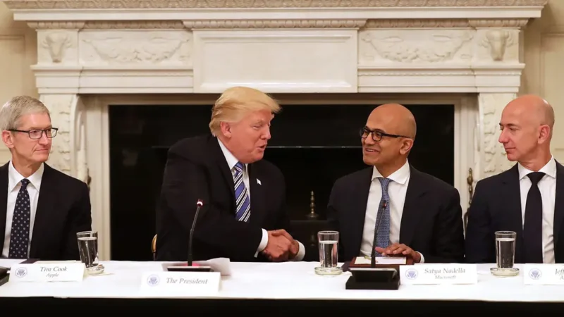 Trump Says Microsoft Will Ensure Americans Don’t Pay for Data Centers