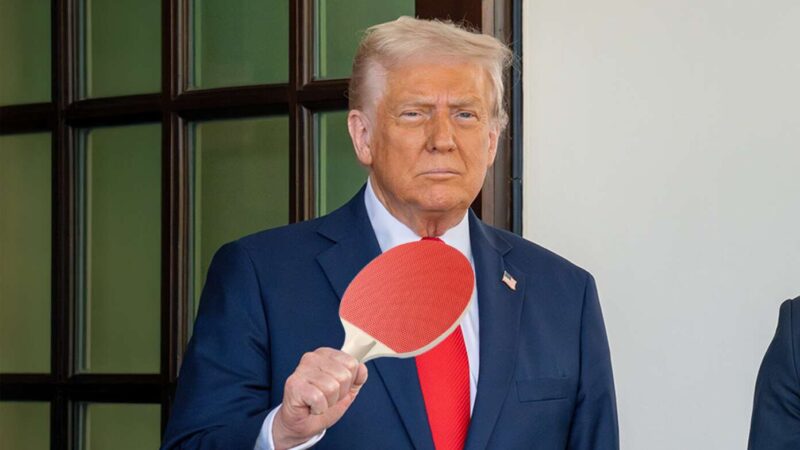 Trump Challenges Danish Prime Minister To Ping Pong Match, Winner Gets Greenland