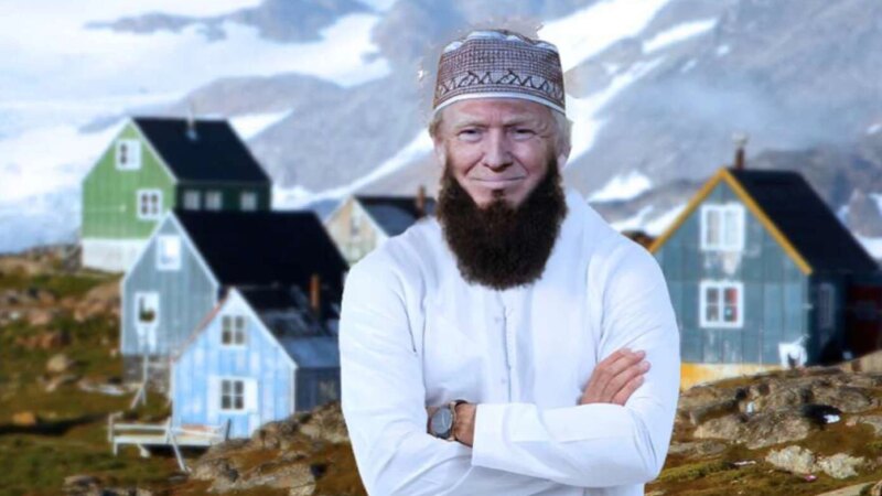 Trump Disguises Himself As Muslim Migrant So Europe Will Let Him Invade Greenland