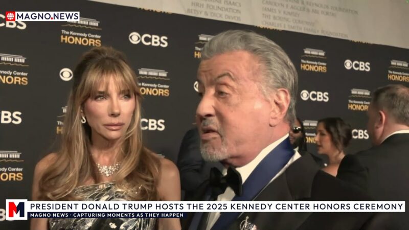 🇺🇸 Sylvester Stallone praises Donald Trump: “He’s an Extraordinary Man” | 2025 Kennedy Center Honors