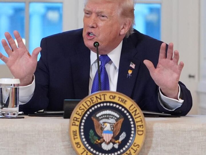 Trump’s impeachments now omitted from his Smithsonian portrait display