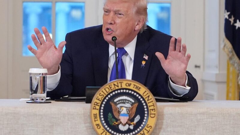 Trump’s impeachments now omitted from his Smithsonian portrait display