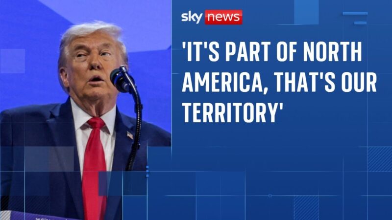 Trump doesn’t back down on Greenland at Davos